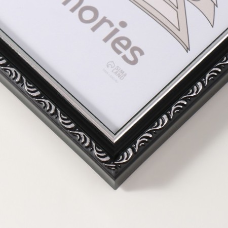 Photo frame Plastic "Modern" 15x21 cm, black-2