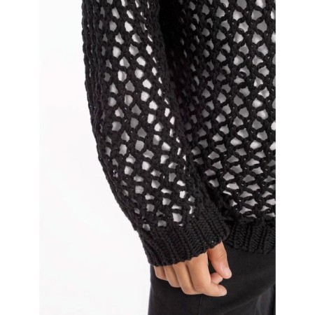 Свитер для девочки Amarobaby Knit Trend, рост 134 см, цвет чёрный-5
