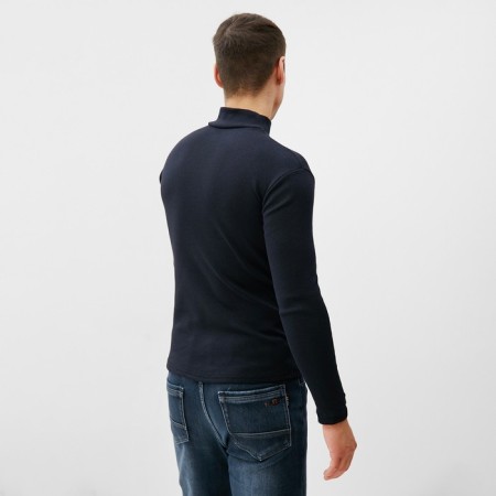 Male turtleneck, dark blue color, size 48-6