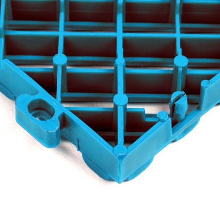 Modular coating, 40 × 40 × 1.8 cm, plastic, blue, set 6 pcs.-4