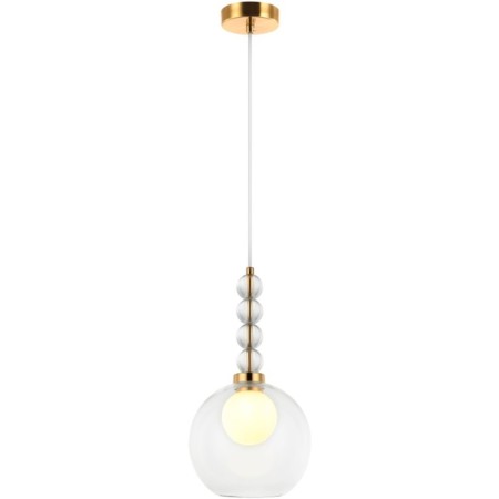 Suspended Designo 1xg9 LED 22X22X46-150 cm, bronze color