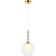 Suspended Designo 1xg9 LED 22X22X46-150 cm, bronze color