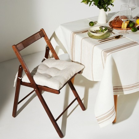 Сидушка SL HOME "Direction" 42х42 см,лен 100%, 180гр/м2-1