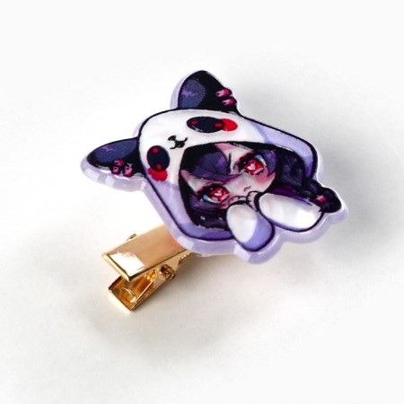 Hair hair clip twisting "Cutie Chibi", 3 x 3 cm-3