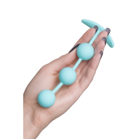 Anal sleeve Todo by toyfa triplex, silicone, mint, 15 cm, Ø 2.5 cm-3