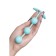 Anal sleeve Todo by toyfa triplex, silicone, mint, 15 cm, Ø 2.5 cm