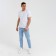 Men's T-shirt Minaku Regular Fit: Blue color, rr 50