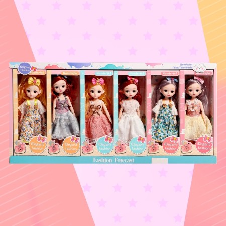 Carbonnic doll "Flower style", mix-12