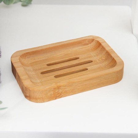 Soap dish, 11.5 × 8 × 1.7 cm, bamboo-2