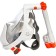 Full -faced Bradex snorkeing mask, with a folding tube, size S