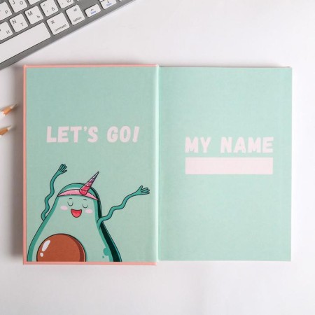 Diary of a creative person A5, 120 sheets "Dream and dance avocado"-2