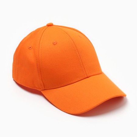 Caps female plain minaku orange color, river 58