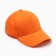 Caps female plain minaku orange color, river 58