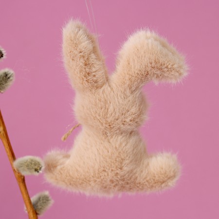 Soft toy "Bunny" on the suspension, 11 cm, color mix-3