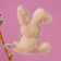 Soft toy "Bunny" on the suspension, 11 cm, color mix