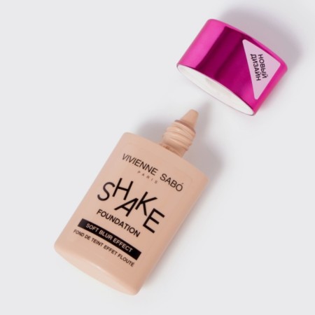 Tonal cream Vivienne Sabo Shakefoundation, with natural bluer effects, tone 01-19
