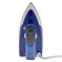 Iron Sakura SA-3069, 1000 W, ceramic sole, 80 ml, folding handle, blue