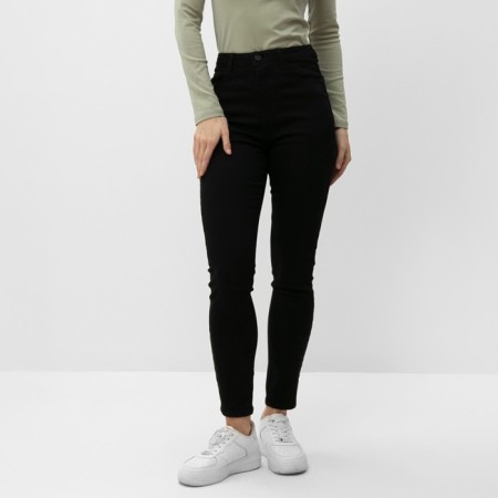 Jeans insulated female, black color, size 32 (48)