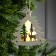 Christmas tree toy "Christmas tree with deer", from batteries, glow warm white