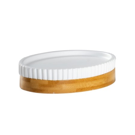 Soap dish, 13.7x9.3x3 cm, white