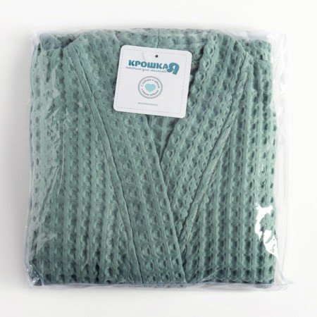 Waffel Baby Broke I "BOHO" size 30 (98-104 cm) Mint color, 100% cotton 290 g/m2-8