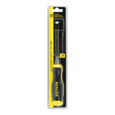 BERGER BG1423 Strmes, for wood processing, CRV, two -component handle, 10 mm-3