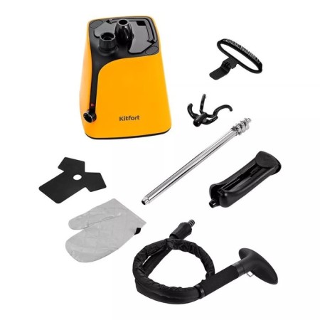 KitFort KT-9160 Sliper, floor, 2000 watts, 1800 ml, 40 g/min, black-orange-7