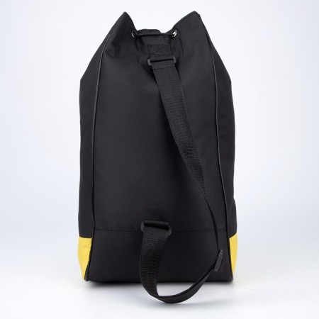 Backpack School Youth Torba, department on the screed with a lace, black/yellow color-5