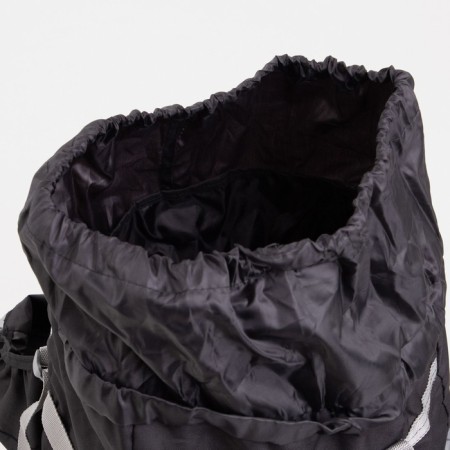 Tourist backpack, TAIF, 60 L, cord department, outer pocket, 2 side nets, black/gray color-3
