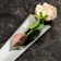 Packet stoop for flowers, "most beloved", 12.5+4x45 cm, white