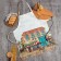 Apron Ethel "Italy" 70x60 cm cm, 100% cotton, sarzha 190 g/m2