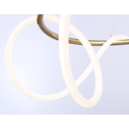 LED LED suspension with a remote control Ambrella Light, Line, FL10511, LED, 84 W, 6300LUM, 3000-6400K, Brass color-5
