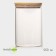 Glass Bank for bulk products with bamboo lid Bellatenero "Eco", 950 ml, 10 × 15.5 cm
