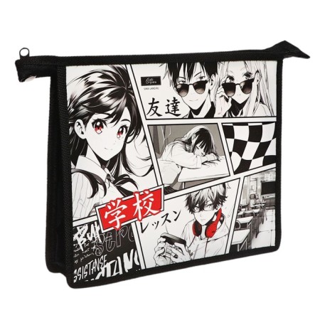 Folder for notebooks A5, 230 x 190 x 50 mm, lightning from above, plastic, calligrata "anime"-1