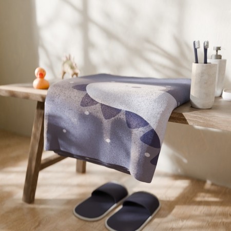 Tenle Ethel Dinosaurus, 70x130 cm, 100% cotton, 420 g/m2-6
