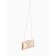 Clamp bag on the farmar, beige color