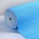 Bathroom mat "Drops", width 65 cm, roll 15 m, blue color