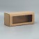 Gift Folding Box with PVC, packaging, “peas”, 16 x 35 x 12 cm