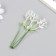 Artificial plant for creativity "celandine" set 12 pcs white 9 cm