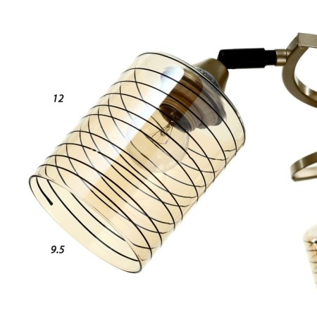 Kusa chandelier 3x40W E27 Gold 66x66x26cm SVK-4