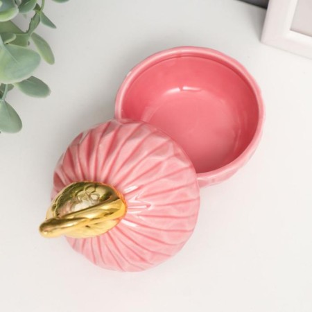 Coramics Coramics "Golden Flamingo" Pink 13x7.5x7.5 cm-2