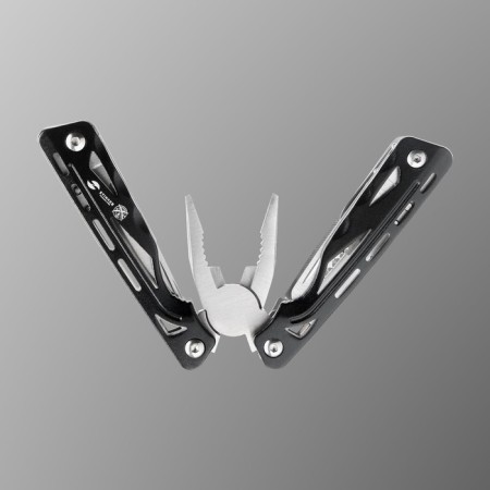 Stinger multitule with a nylon cover, 9 functions, steel, aluminum, silver-black-2