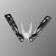 Stinger multitule with a nylon cover, 9 functions, steel, aluminum, silver-black