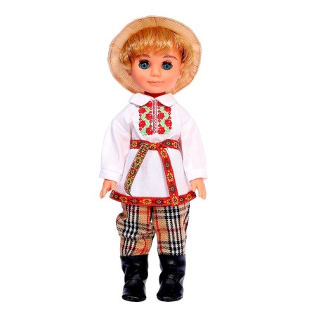 Doll "Boy in a Belarusian suit", 30 cm-1