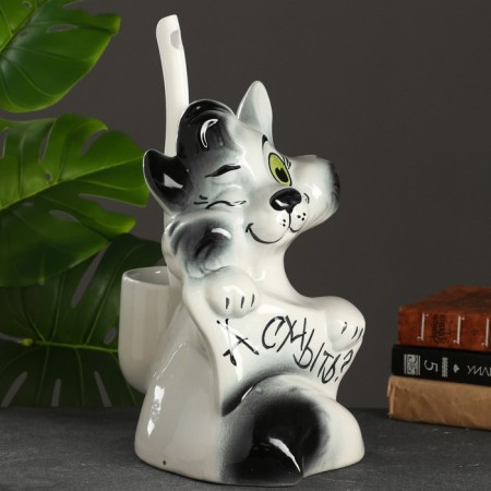 Brash stand "Cat Hooligan" with a shutter 23x20x32cm-1