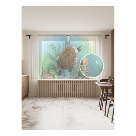 Photo "Turtle at the bottom", size 145x180 cm, 2 pcs