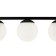 Suspended lamp Freya Fr5199PL-05B Zing, 900x130x750 mm, E27, 5x60W, black color black