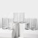A set of glass glasses "Rosh", 450 ml, 6 pcs