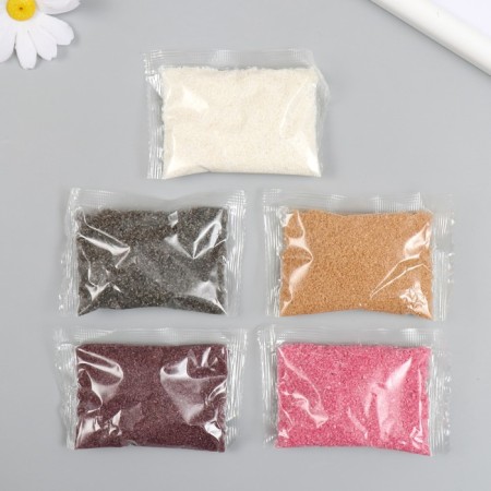 Color sand set No. 10, 5 colors, 50 g each