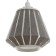 Lamp Bayerlux "Desser" E27 15W gray 29x29x25-125 cm
